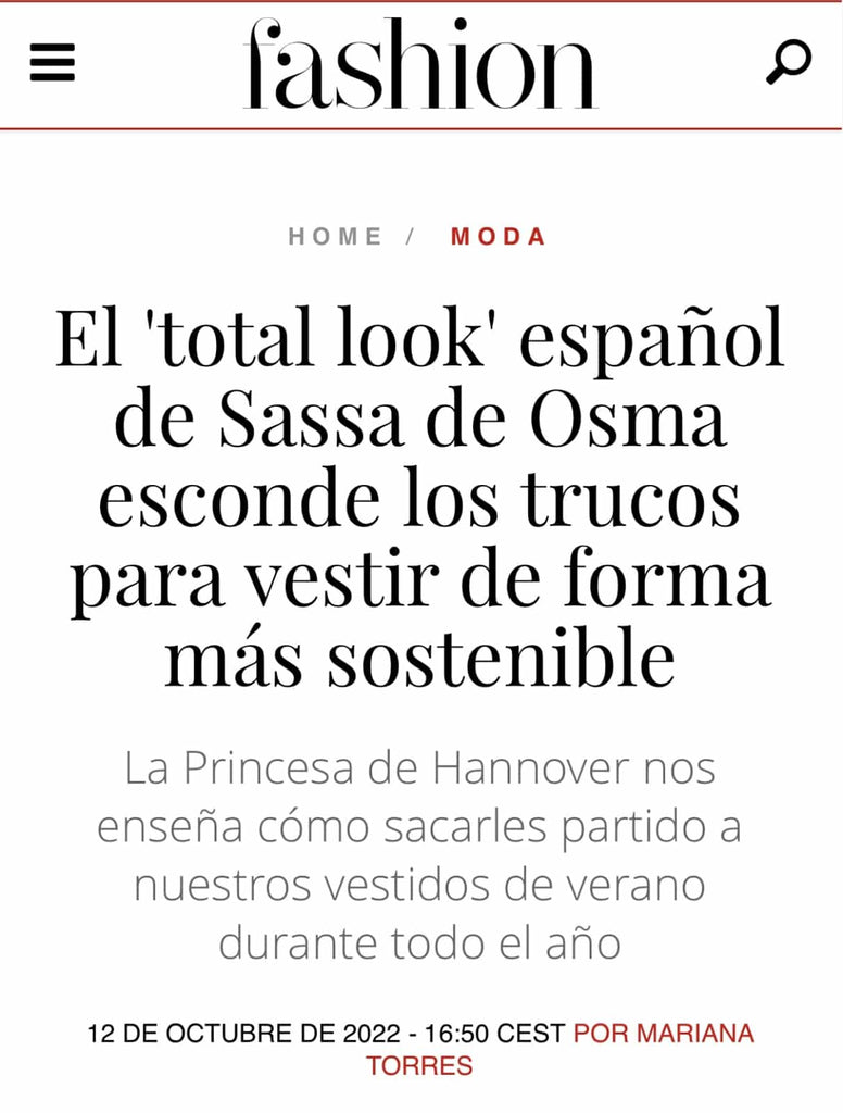 Sassa de Osma featuring the Val Dress