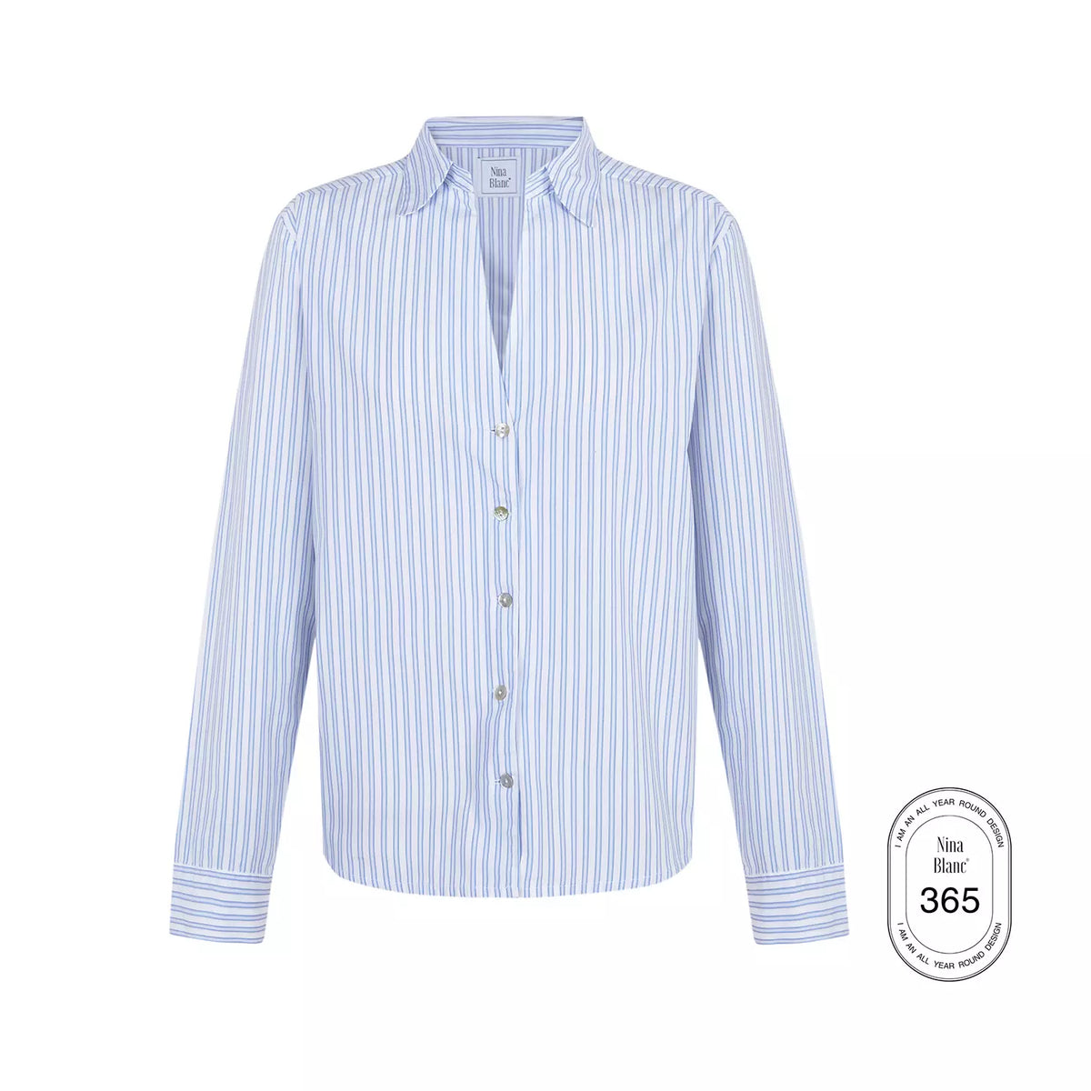 THE BLUE ANDREW CHEMISE– Nina Blanc