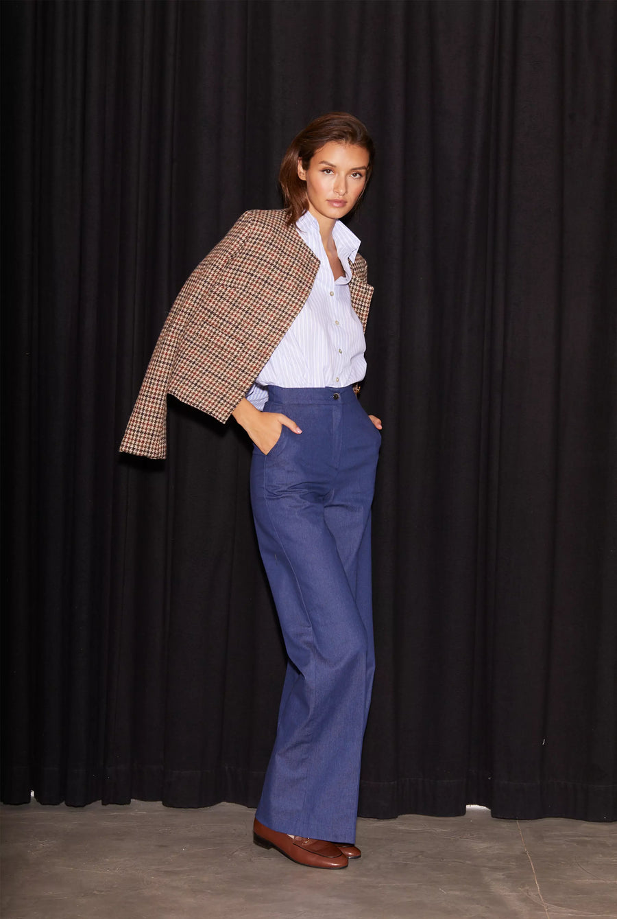 THE DENIM JACOB TROUSERS
