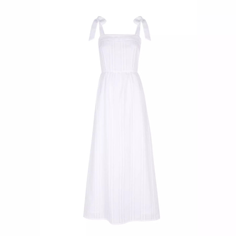 THE WHITE VAL DRESS