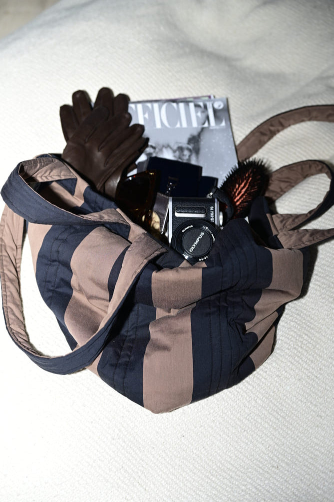 THE BRUNELLE SHOPPING BAG