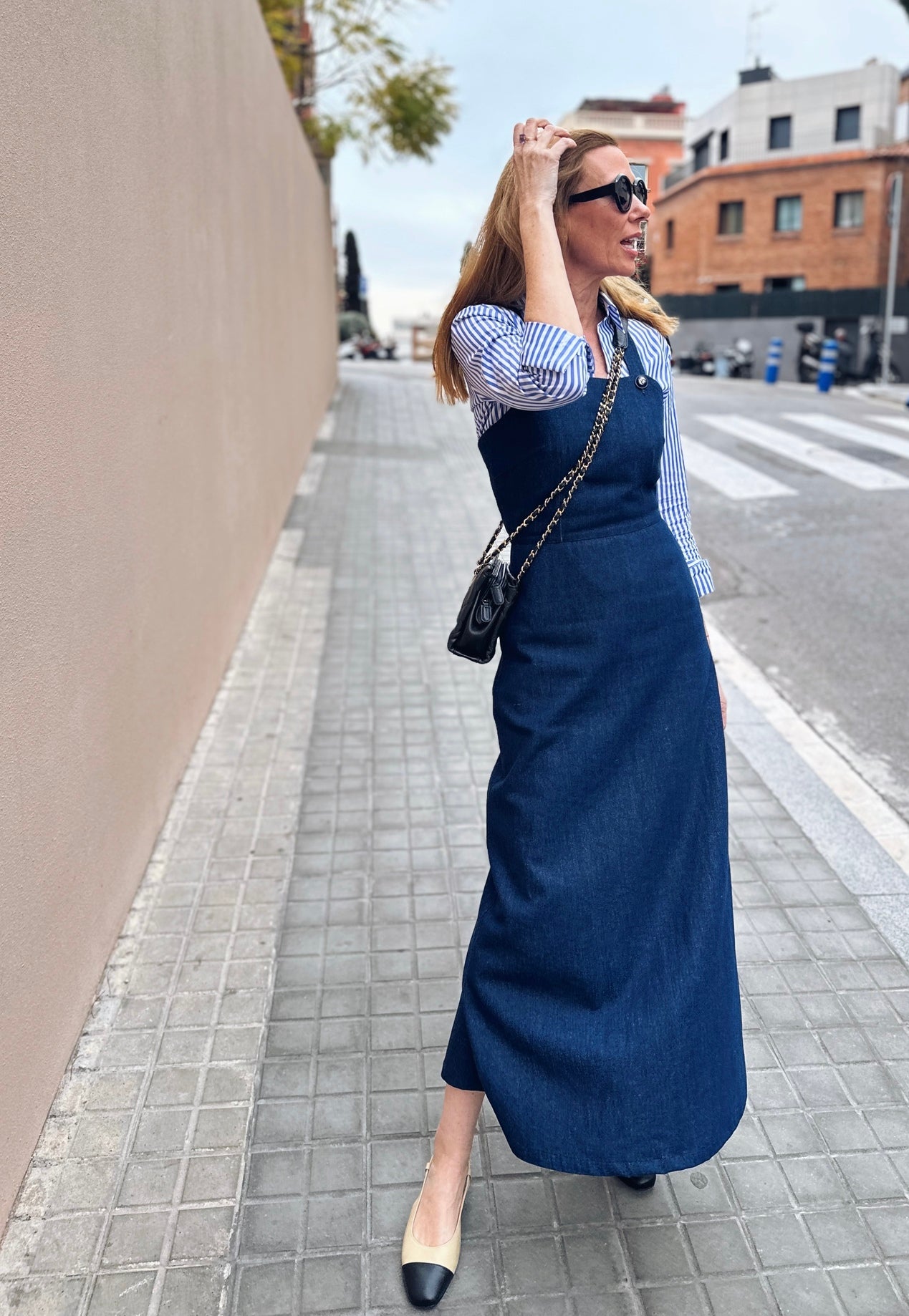 gigi denim dress Gigi Denim Dress