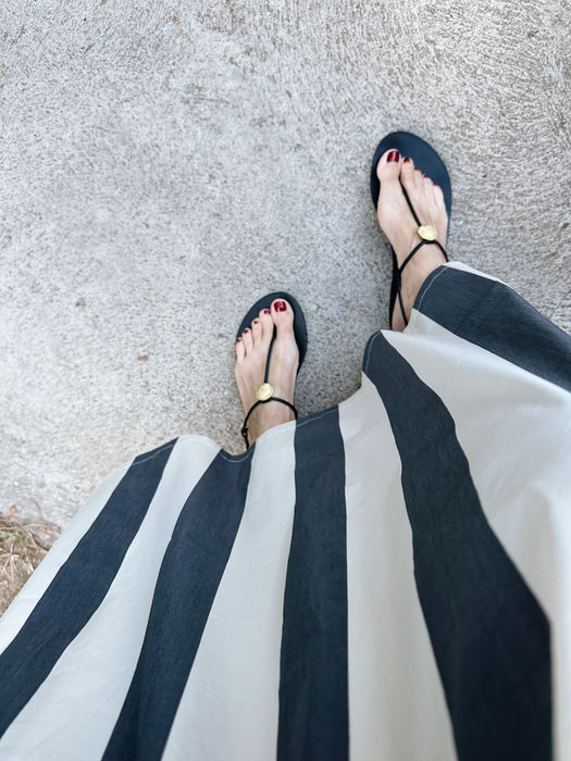 THE IVORY STRIPES CELINE SKIRT