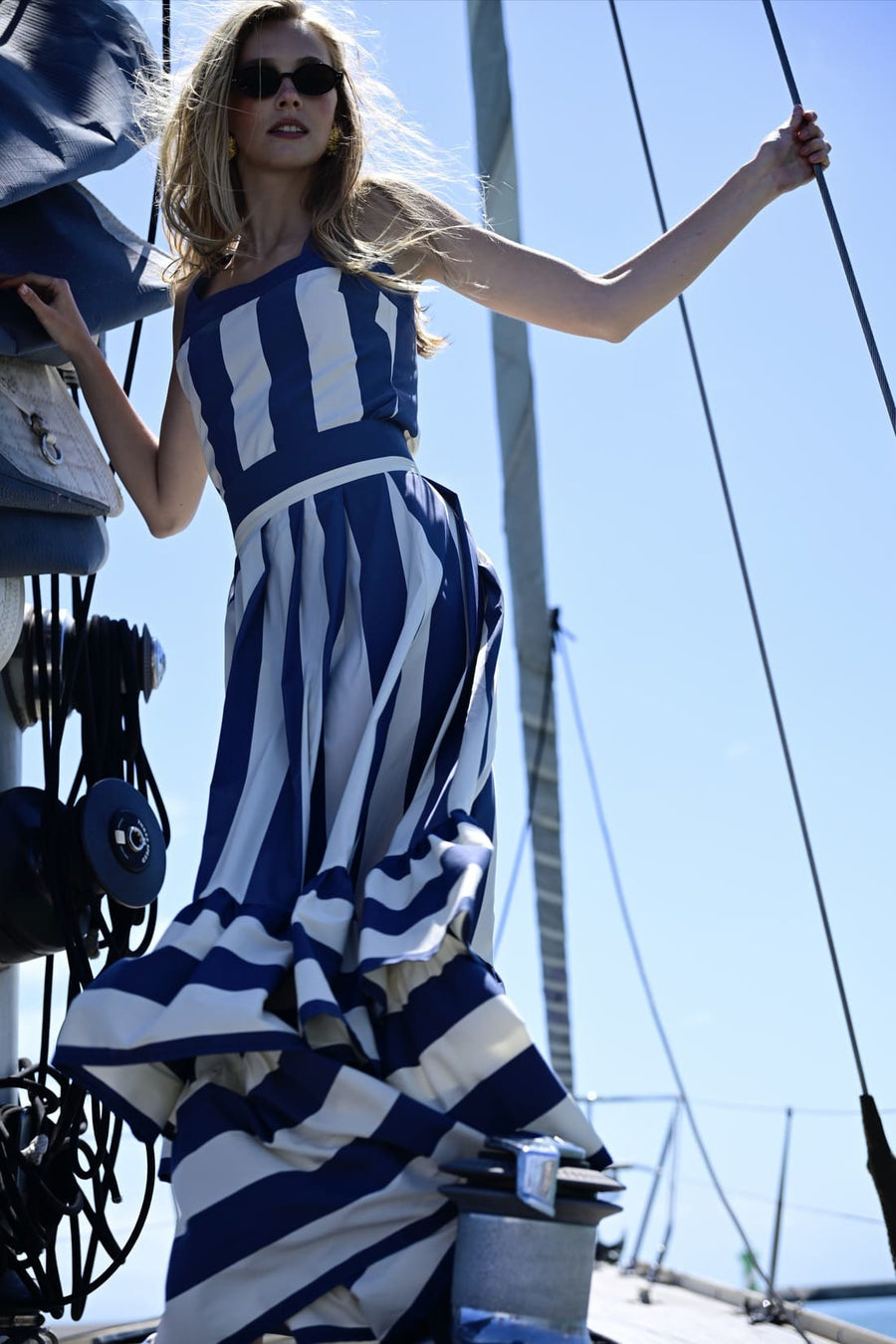 THE BLUE STRIPES LEA SKIRT