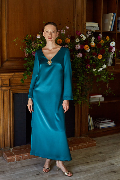 THE EMERALD MARCELA DRESS