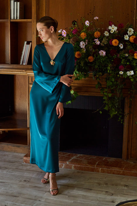 THE EMERALD MARCELA DRESS