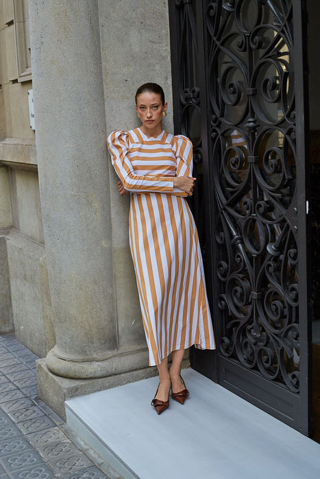 THE STRIPES LAO DRESS