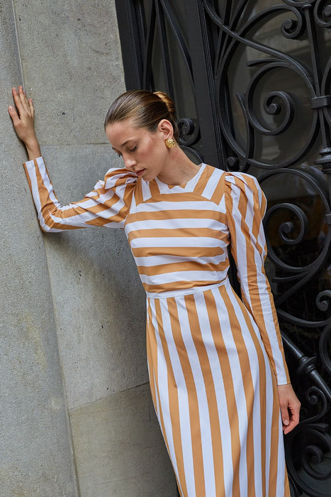 THE STRIPES LAO DRESS