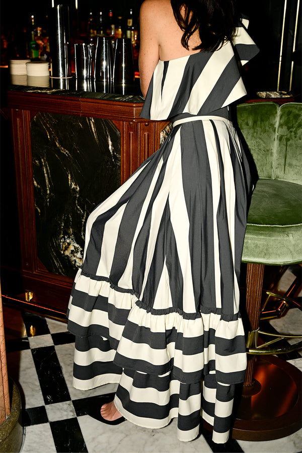 THE BLACK STRICIA VAL DRESS