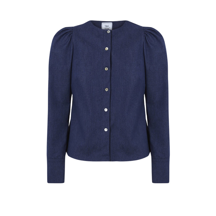 THE DENIM NINA BLOUSE