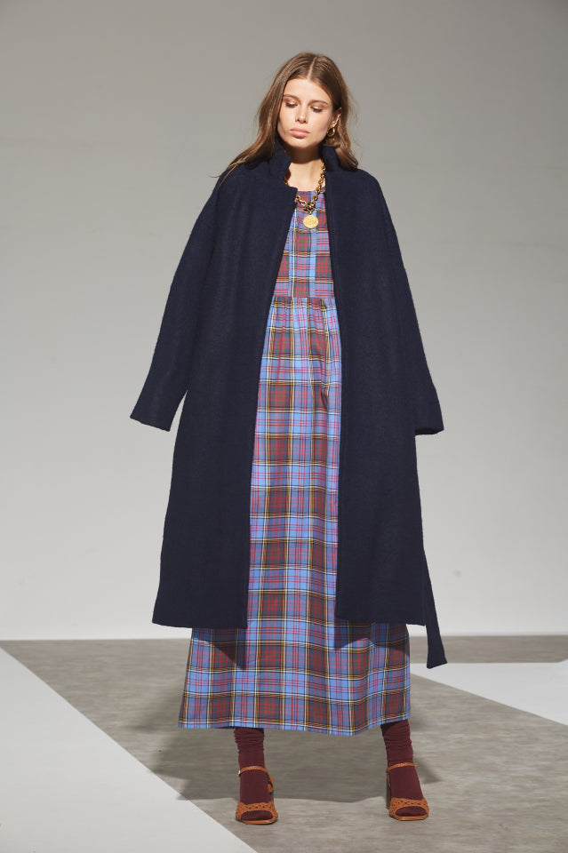 THE BLUE TARTAN MANUELA DRESS