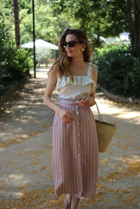 THE SUNSET AMBER SKIRT