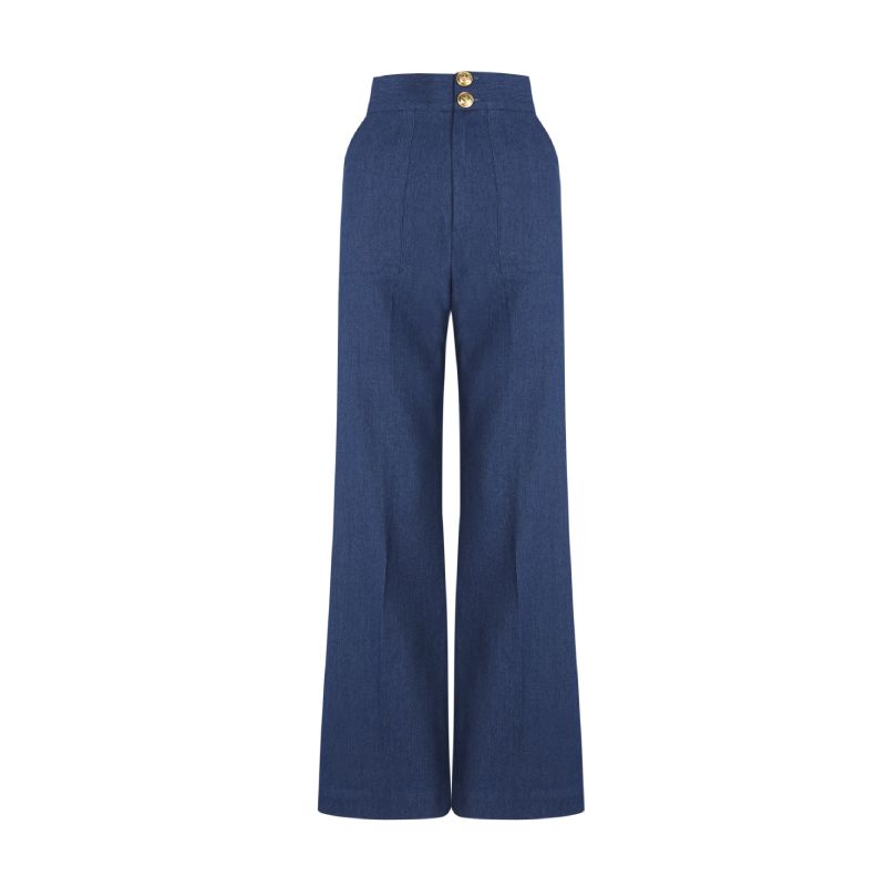 THE DENIM RIVIERA PANTS