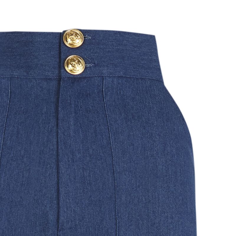 THE DENIM RIVIERA PANTS