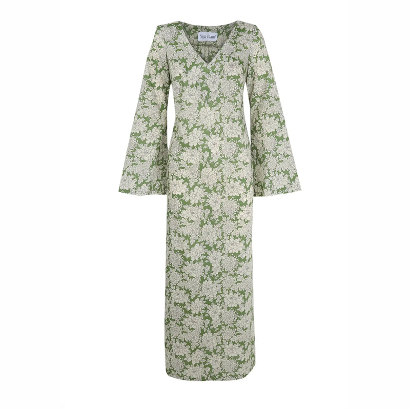 THE GREEN MARCELA DRESS