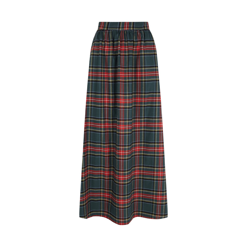 THE GREEN TARTAN CELINE SKIRT