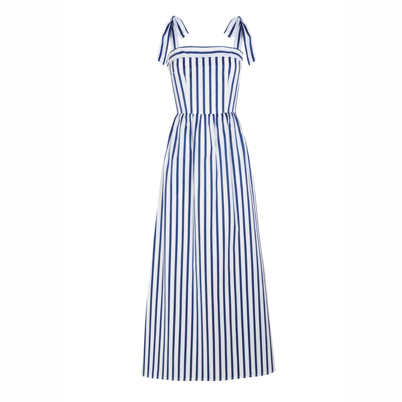 THE NAVY STRIPES VAL DRESS