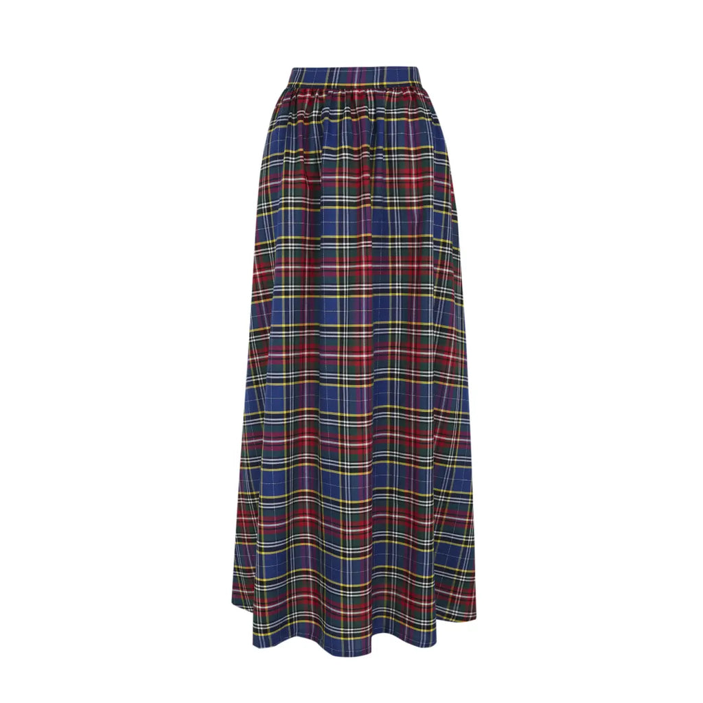 THE NAVY TARTAN CELINE SKIRT– Nina Blanc