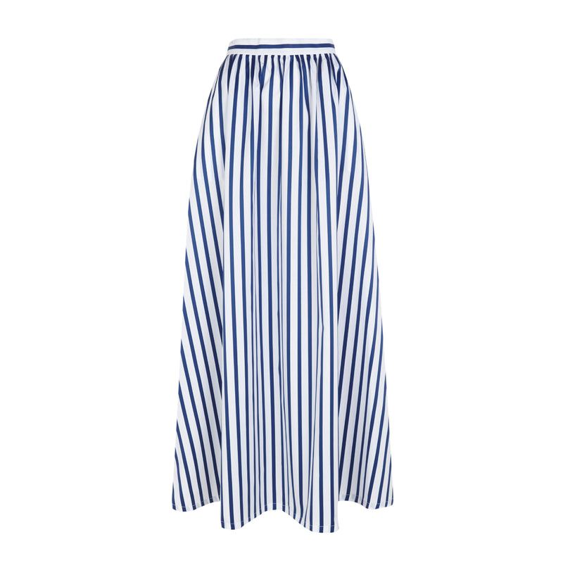 THE NAVY STRIPES CELINE SKIRT
