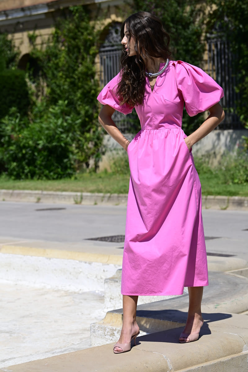 THE PINK ODILE DRESS