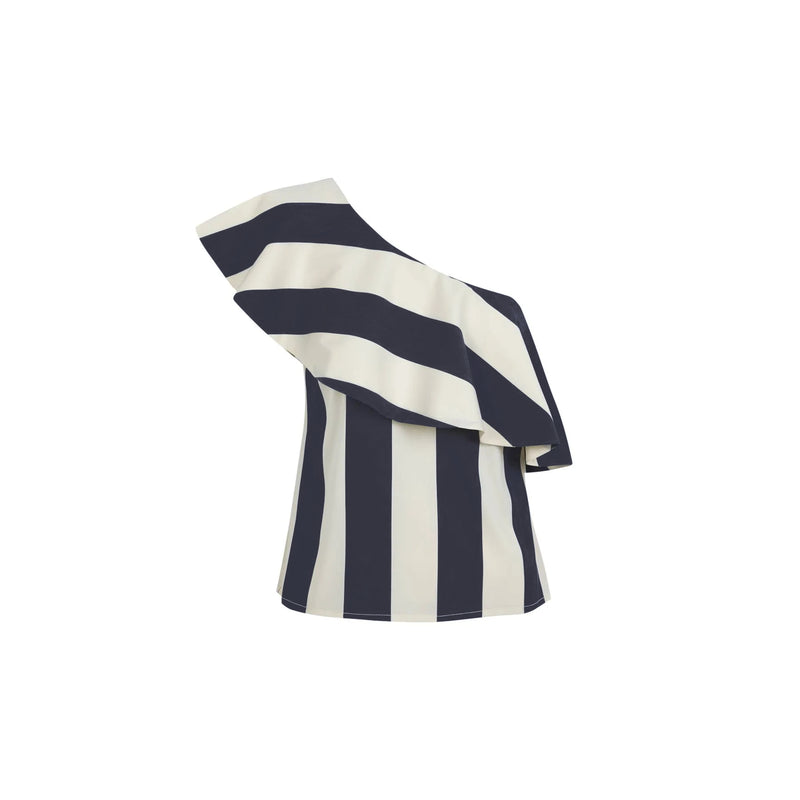 THE IVORY STRIPES GRACE TOP