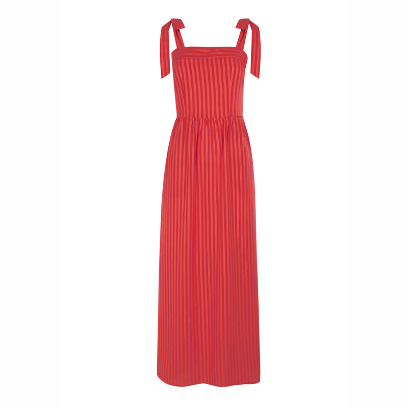 THE RED STRIPES VAL DRESS